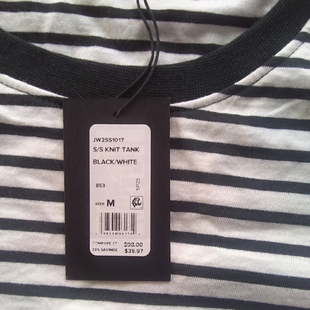 Joe's Jeans Black and White Striped Tank Top
New With Tags - Picture 2 of 5